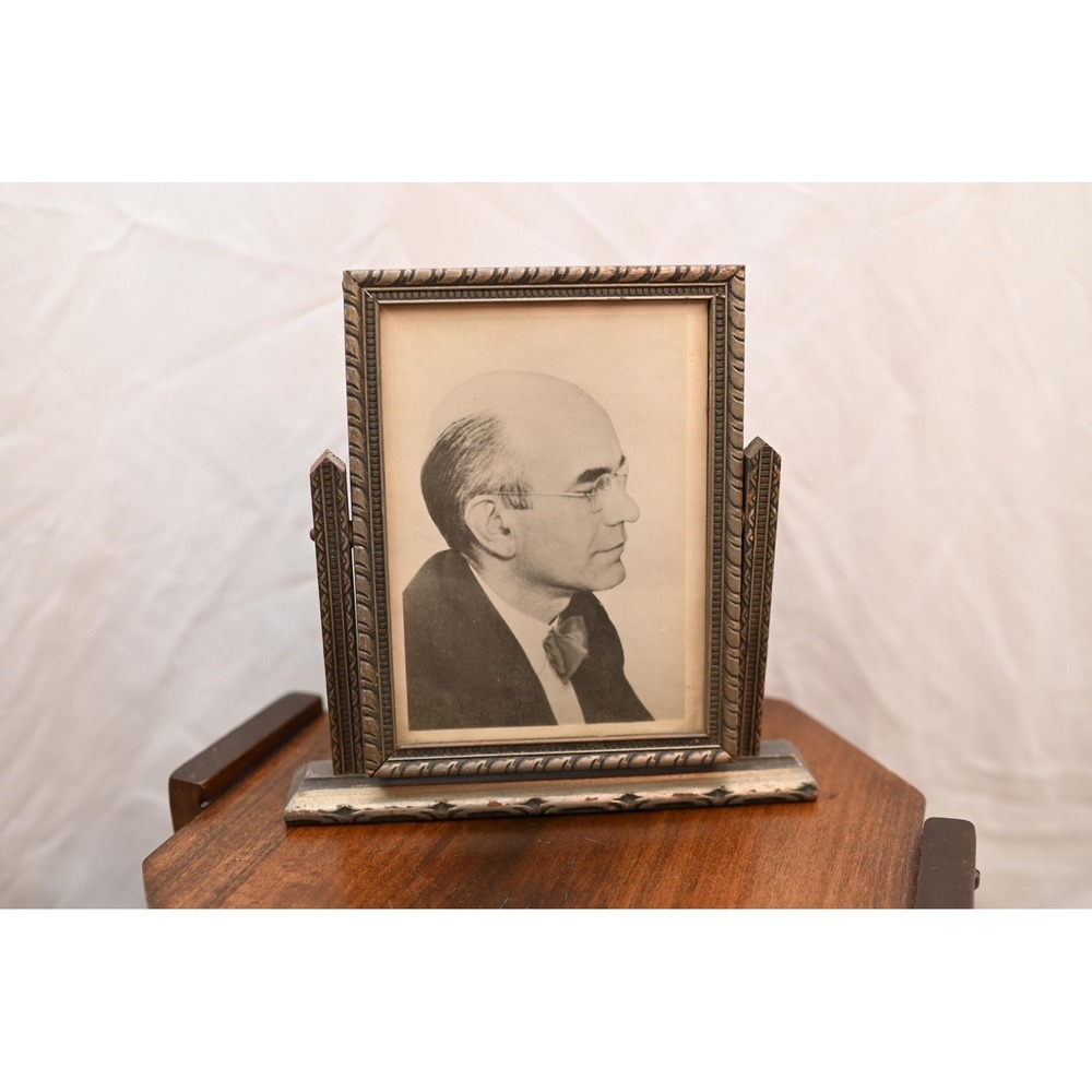 Vintage Silver Wooden Art Deco Swing Photo Frame 5x7 Tabletop Picture Frame